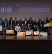 Foto de familia de los ganadores de los premios Creatic y Antena TrenLab