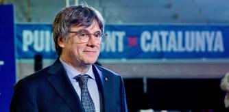 FOTO ALEX GARCIA CARLES PUIGDEMONT LLEGA AL ESPACE JEAN CARRERE DE ARGELES PARA SEGUIR LA NOCHE ELECTORAL DE LAS ELECCIONES AL PARLAMENT DE CATALUNYA 2024/05/12