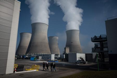La central nuclear de Saint-Vulbas, en el centro de Francia