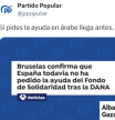 Alud de críticas al PP y a Mazón por decir que llegan antes las ayudas a Gaza que a la dana