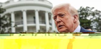 April 21, 2025, Washington, District Of Columbia, USA: United States President Donald Trump speaks to reporters during the 2025 Easter Egg Roll on the South Lawn of the White House on April 21, 2025 in Washington, D.C