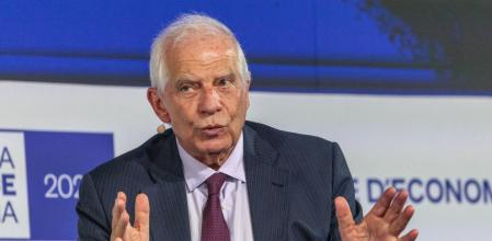 Josep Borrell, durante su intervención en la Reunió del Cercle d'Economia