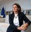 Teresa Ribera, vicepresidenta ejecutiva de la Comisión Europea para una Transición Limpia, Justa y Competitiva, en su despacho en Bruselas.