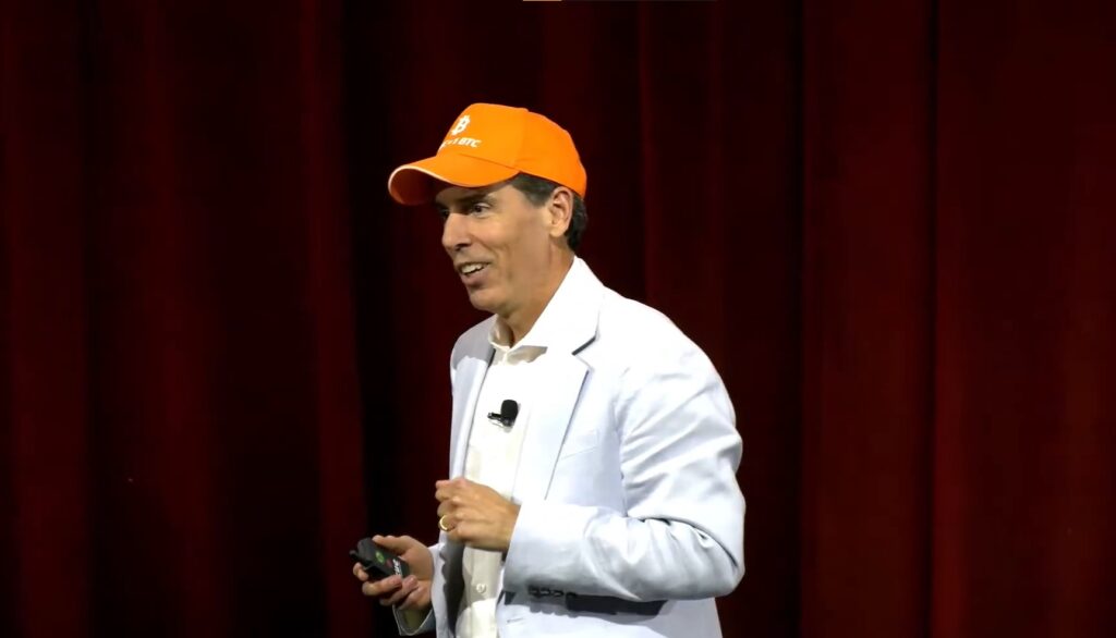Foto de Javier Rodríguez-Alarcón e XBTO en Bitcoin for Corporations.