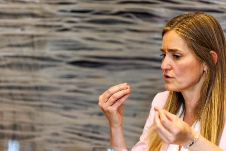 Sara Aagesen Muñoz vicepresidenta tercera y ministra para la Transición Ecológica y el Reto Demográfico del Gobierno de España.