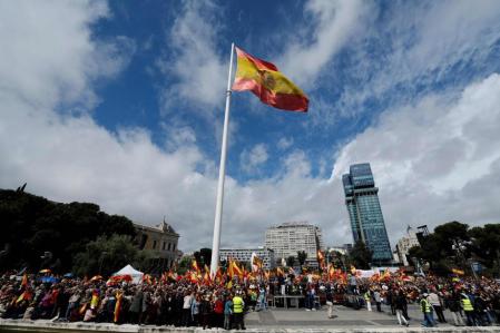 La Plaza de Colón, en Madrid, ha sido el punto de partida de la manifestación.