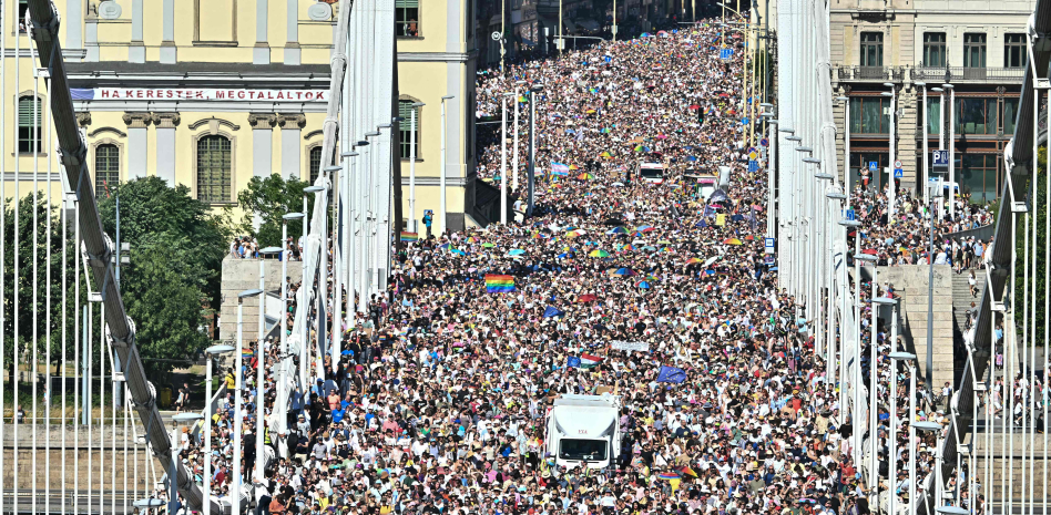 Budapest alberga la marcha anual del Orgullo de las comunidades LGBTQ, en streaming