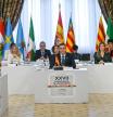 El presidente del Gobierno, Pedro Sánchez, durante la XXVII Conferencia de Presidentes, en el Palacio de la Magdalena, a 13 de diciembre de 2024, en Santander, Cantabria (España). La conferencia se celebra tras más de dos años sin convocarse, en una cita en la que el foco está puesto en la financiación autonómica en Cataluña, aunque el orden del día también incluye vivienda, migración y sanidad.