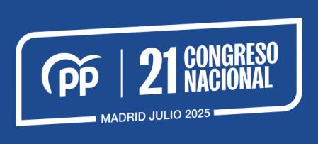 Cartel del 21 Congreso Nacional del PP