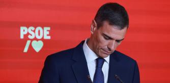 Pedro Sánchez, durante la comparecencia tras la dimisión de Santos Cerdán por el informe de la UCO