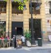 Terraza de una de las cafeterías y restaurantes que ocupan el centro de València