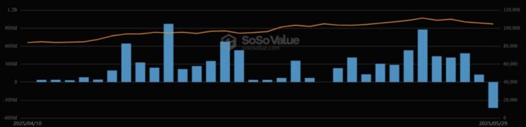 Salidas de capital marcan el fin de la racha del ETF de bitcoin de BlackRock