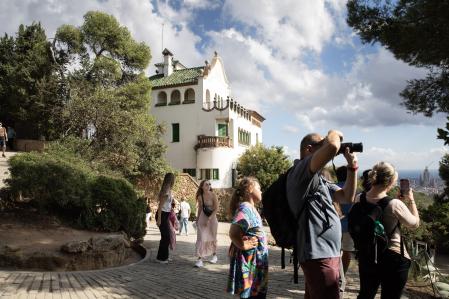 Casa Trias en el interior del Parc Güell