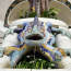Vista de la Fuente Dragón de Gaudí en el Park Güell que ya permanece abierto para las visitas tras la finalización de las obras de rehabilitación del parque y donde estará permitido por primera vez el acceso a la Font Sarva. En Barcelona, Catalunya, (España), a 14 de agosto de 2020.