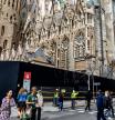 FOTO ALEX GARCIA EMPIEZAN LAS OBRAS EN EL PORTICO DE LA GLORIA DE LA SAGRADA FAMILIA EN CARRER MALLORCA 2025/03/24