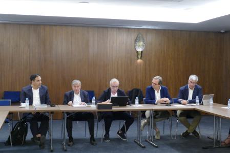Imed Laiti (Expert Medical Opinion Morocco), junto a Pedro Nueno, Manel Pérez, Josep Maria Romances y Jordi Cebrián