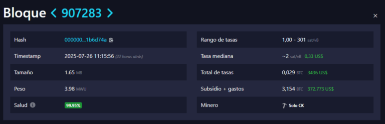 Minero solitario de Bitcoin con chances de “1 en 300 años” se llevó la recompensa