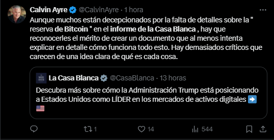 ¿Qué opina la comunidad de bitcoin del nuevo informe de Estados Unidos?