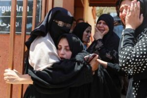 Un nuevo tiroteo en un punto de reparto de ayuda en Gaza deja 24 muertos
