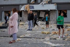 Dañada “deliberadamente” la sede de la UE en Kyiv tras un ataque ruso con cientos de misiles y drones