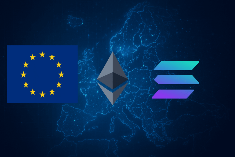 Europa considera Ethereum o Solana para su euro digital 