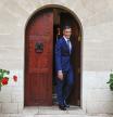 PALMA DE MALLORCA, 29/07/2025.- El presidente del Gobierno, Pedro Sánchez, tras una reunión con el rey Felipe VI este martes, en el Palacio de Marivent, en Palma de Mallorca. EFE/ Ballesteros