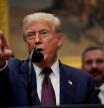El presidente de los EE.UU., Donald Trump, este jueves en la Casa Blanca