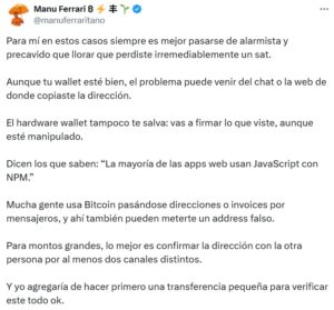 Comunidad reacciona por ataque que amenaza a wallets de criptomonedas