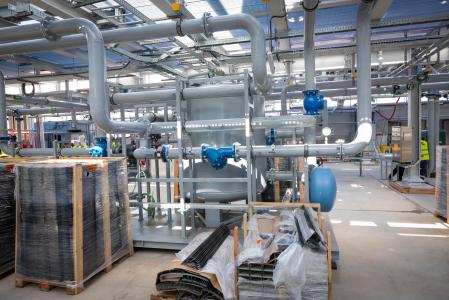 La gran sala de climatización de los servidores del Centro de Datos .