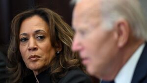 Harris critica duramente al entorno de Biden y afirma que “fue una imprudencia” dejar que se presentara