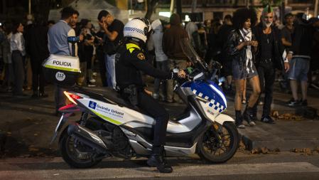 Ambiente en el Raval durante las fiestas de la Mercè