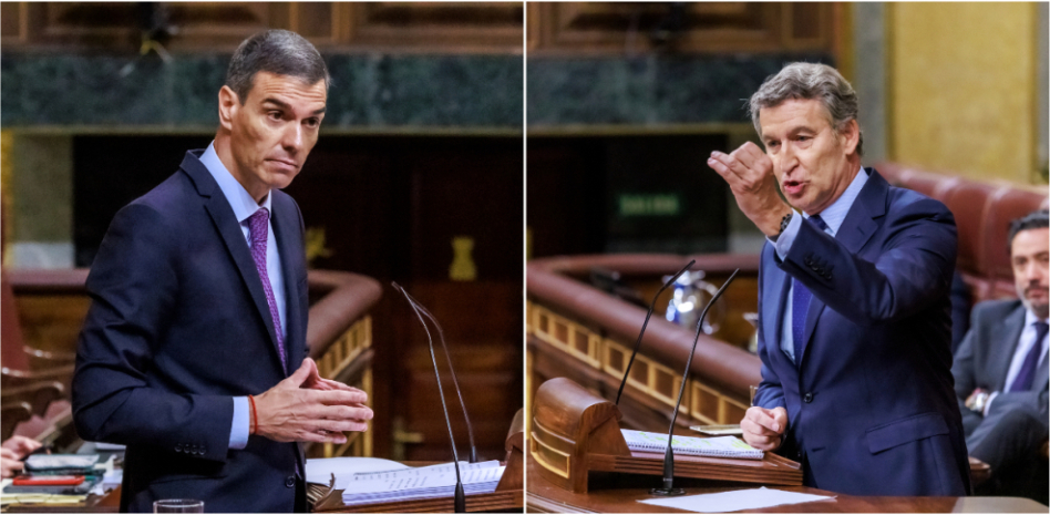 Sánchez y Feijóo se enfrentan en el Congreso de los Diputados | Última hora del cara a cara, en directo