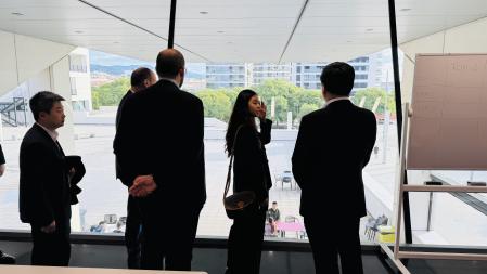 Visita de la delegación de Beijing Hycore Innovation a las instalaciones de TecnoCampus