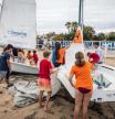 24 - 07 - 2025 / Vilassar de MAr / Els clubs de platja amenaçats per la demolició instada pel Miteco volen demostrar que són una gran pedrera d'esportistes i un element clau de socialització en els municipis. El CN Vilassar de Mar organitza un munt d'activitats estiuenques que fan bullir les instal·lacions. Es tractaria d'això, de captar el gran moviment de mainada que hi ha. Tenim permís, però us deixo el contacte del president del club, Jesus Majem / foto: Llibert Teixido