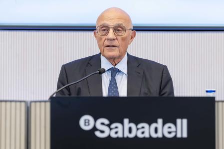 El president de Banc Sabadell, Josep Oliu