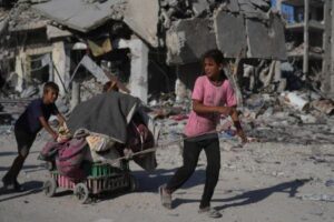El retorno a Gaza, en imágenes