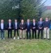 Imagen facilitada por Junts del encuentro en Waterloo con la mesa municipalista del partido