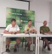 Los responsables de Unió de Pagesos Aleix Sala, Rossend Saltiveri y Josep Maria Pijuan.