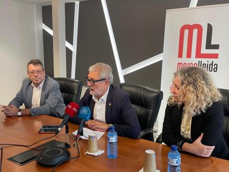 Miquel Bergés, Fèlix Larrosa y Pilar Bosch.