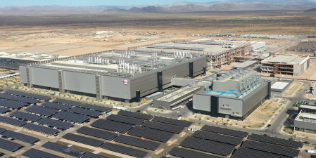 El complejo de fábricas de TSMC en Arizona