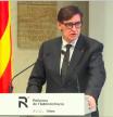 El president, Salvador Illa, durante el acto de presentación de las conclusiones de la Cetra