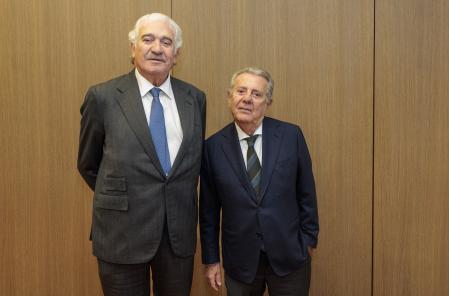 Fotos de Vanguardia con José Bogas , consejero delegado de Endesa. Don Javier Godó, conde de Godó junto a José Bogas