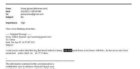 Correos de Epstein que dicen que Trump