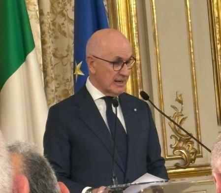 Josep Antoni Duran Lleida, durante su intervención en el Quirinale