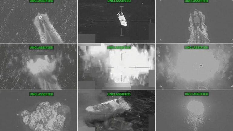 Ocho muertos tras un nuevo ataque de EE.UU. a tres supuestas narcolanchas en el Pacífico