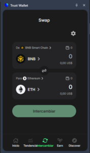 Transacciones gratuitas llegan a Ethereum y Solana con Trust Wallet 