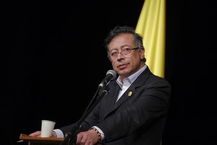 El presidente de Colombia, Gustavo Petro