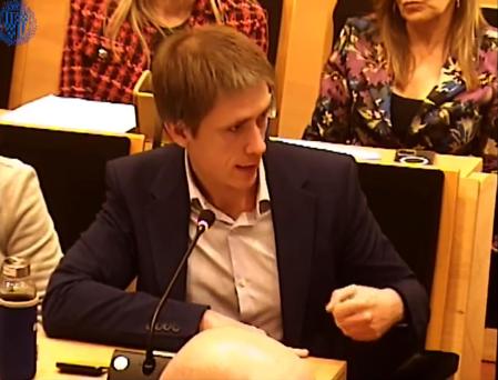 Àlex Montornès, presidente del grupo municipal de ERC.