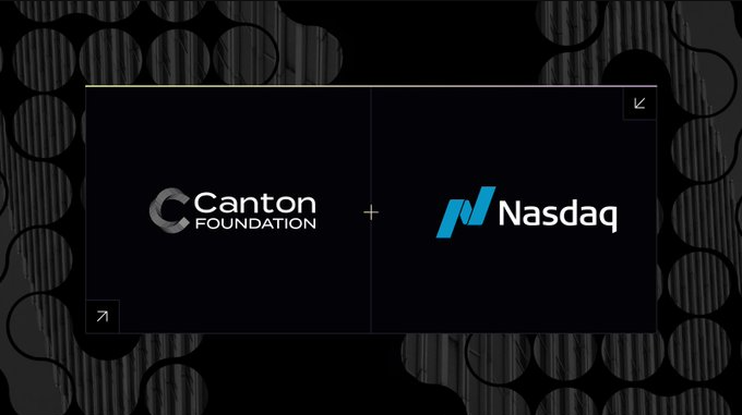 Imagen que ilustra la incorporación de Nasdaq a la red Canton como super validador.
