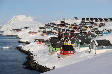 BEIJING, Jan. 4, 2026 -- This photo taken on March 20, 2025 shows the scenery of Nuuk, Greenland, an autonomous territory of Denmark.